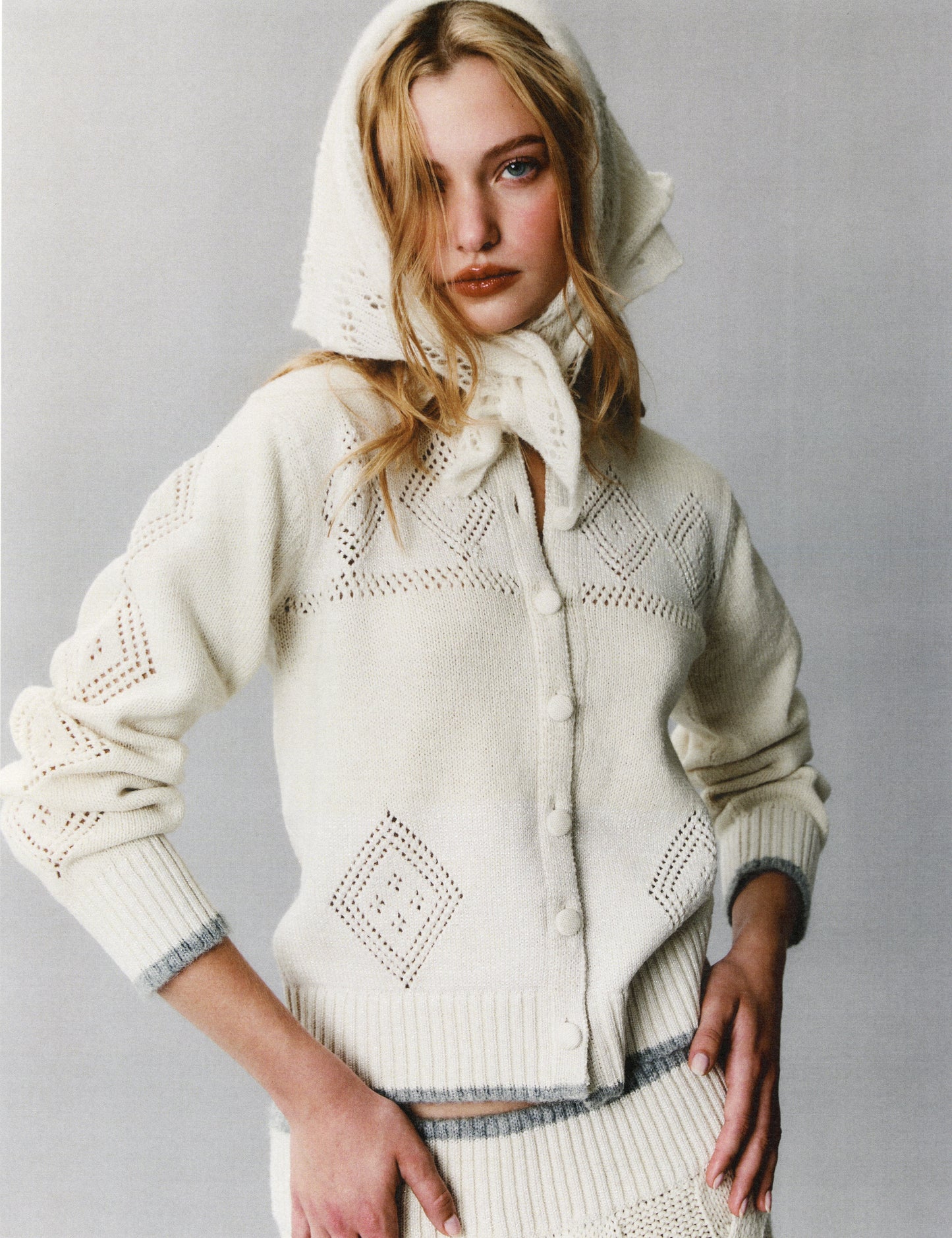 Hollis Pointelle Scarf