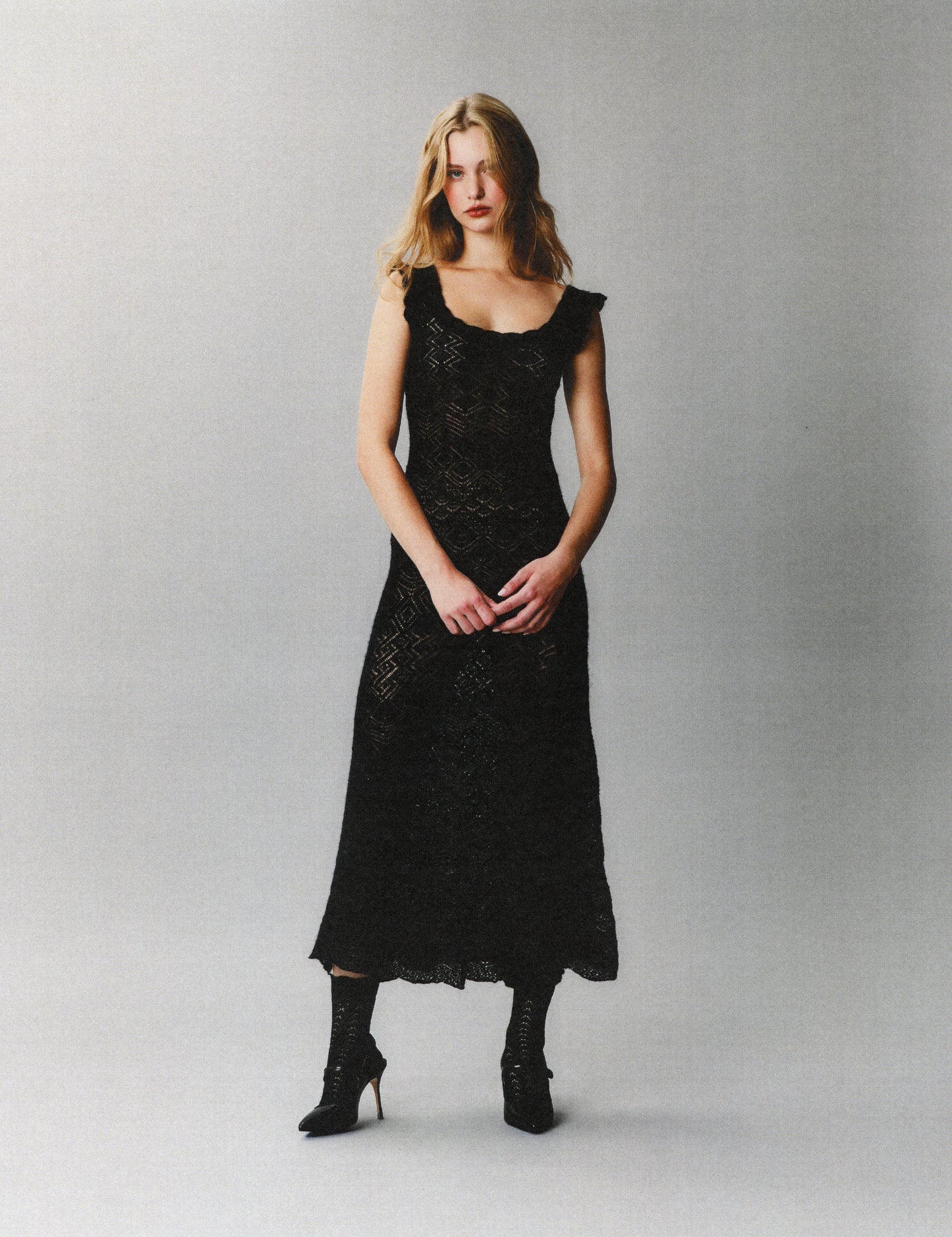 Vaughn Pointelle Dress