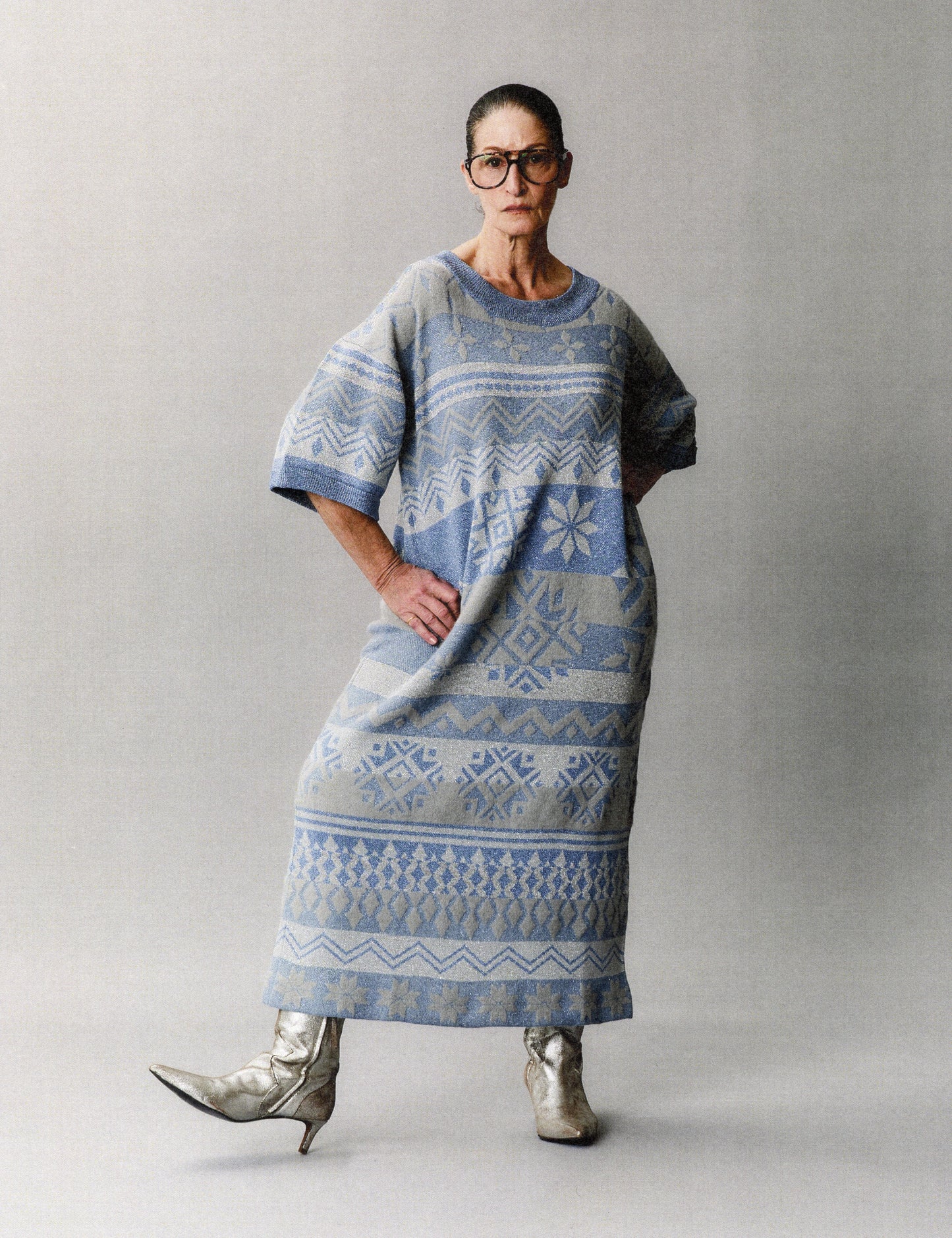 Blythe Jacquard T-Shirt Dress